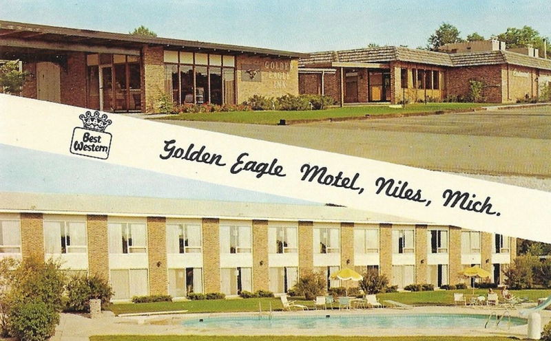 Golden Eagle Motel - Vintage Postcard (newer photo)
